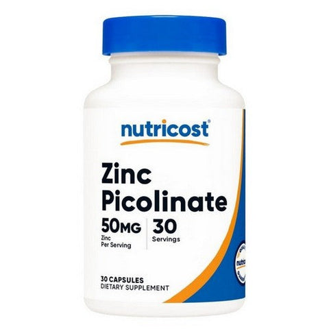 Nutricost, Zinc Picolinate, 50 Mg, 30 Caps Nutricost