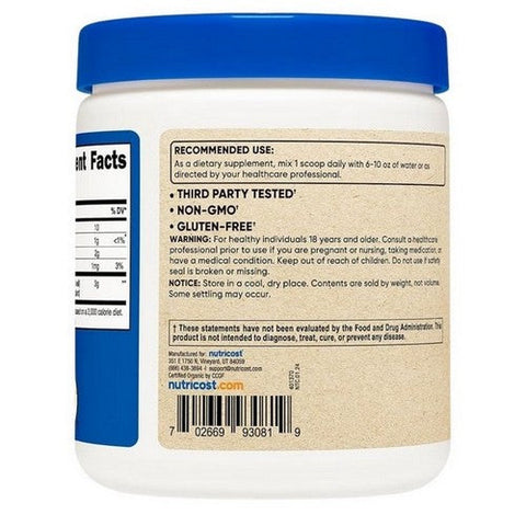 Nutricost, Organic Chlorella Powder, 8 Oz Nutricost