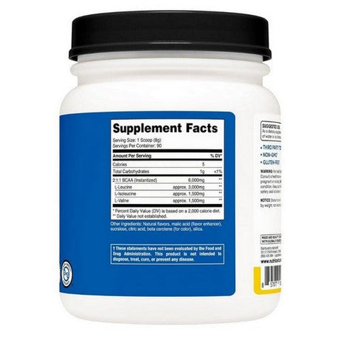 Nutricost, BCAA Powder Pineapple, 90 Servings Nutricost