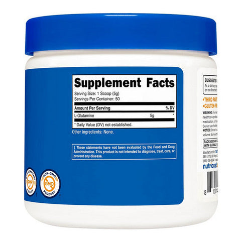 Nutricost, L-Glutamine Powder, 250 Grams Nutricost