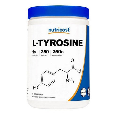 Nutricost, L-Tyrosine Powder, 250 Grams Nutricost