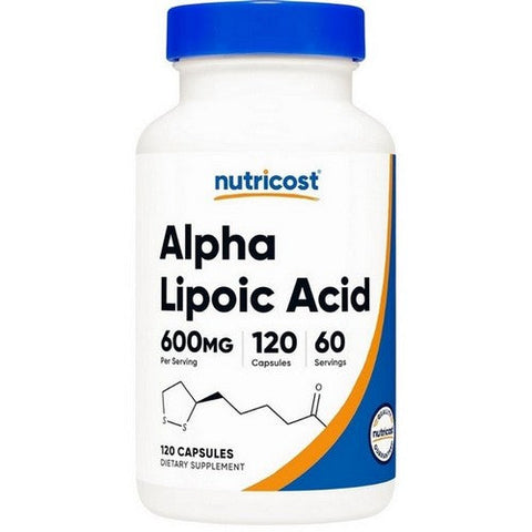 Nutricost, Alpha Lipoic Acid Capsules, 600 Mg, 120 Count Nutricost