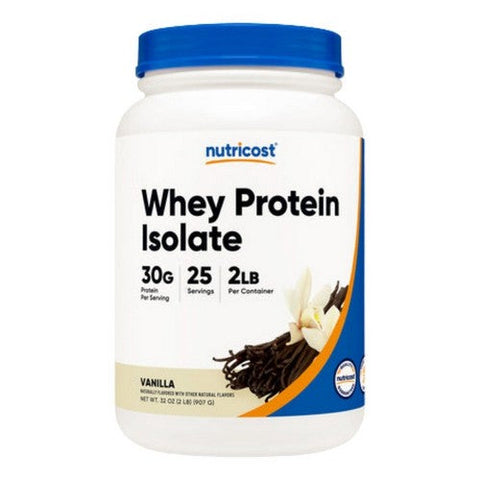 Nutricost, Grass-Fed Whey Protein Isolate Powder Vanilla, 2 Lbs Nutricost