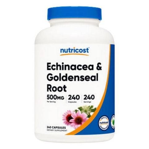 Nutricost, Echinacea And Goldenseal Root, 500 Mg, 240 Caps Nutricost