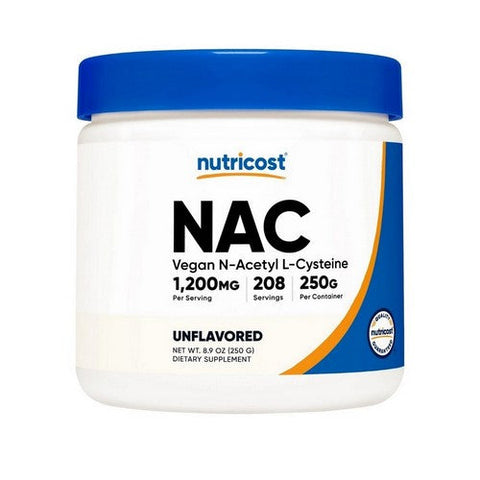 Nutricost, Vegan N-Acetyl Cysteine Nac Powder, 250 Grams