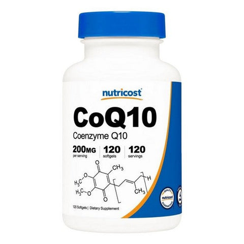 Nutricost, CoQ10 Softgels, 200 Mg, 120 Count Nutricost