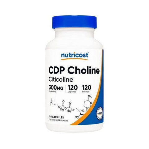 Nutricost, Cdp Choline Citicoline, 300 Mg, 120 Count Nutricost