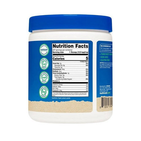 Nutricost, Organic Spinach Powder Unflavoured, 8 Oz Nutricost