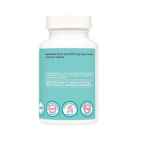 Nutricost, Women, Boric Acid, Vaginal Suppository, 600 Mg, 30 Count Nutricost