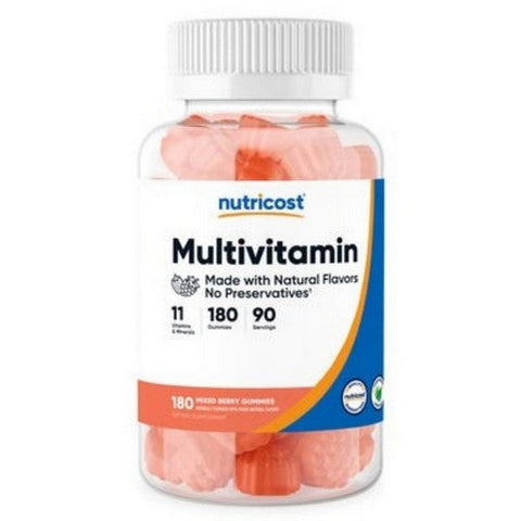 Nutricost, Multivitamin Gummy Berry, 180 Count Nutricost