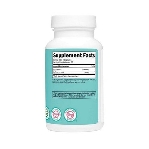 Nutricost, Women Myo And D-Chiro Inositol, 2000 Mg, 120 Count Nutricost