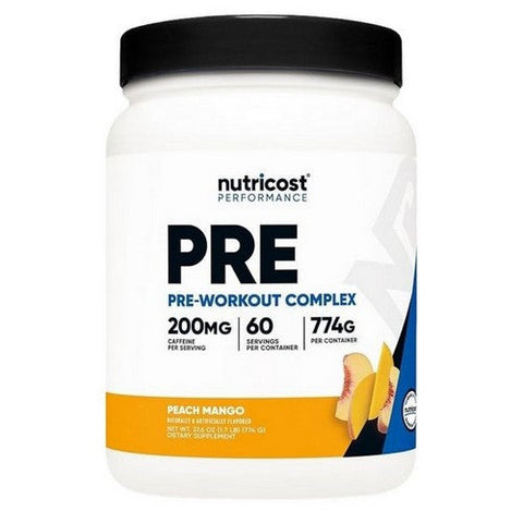 Nutricost, Preworkout Complex Peach Mango, 60 Servings Nutricost