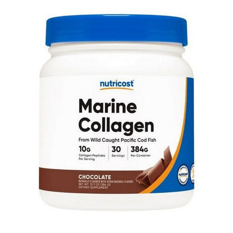 Nutricost, Marine Collagen Powder Chocolate Wild-Caught, 30 Serving Nutricost