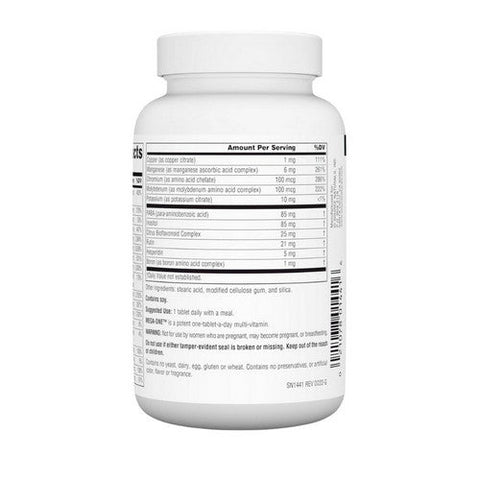 Source Naturals, Mega-One Multi-Vitamin Iron Free, 60 Tabs Source Naturals