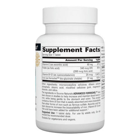 Source Naturals, Advanced Ferrochel, 180 Tabs
