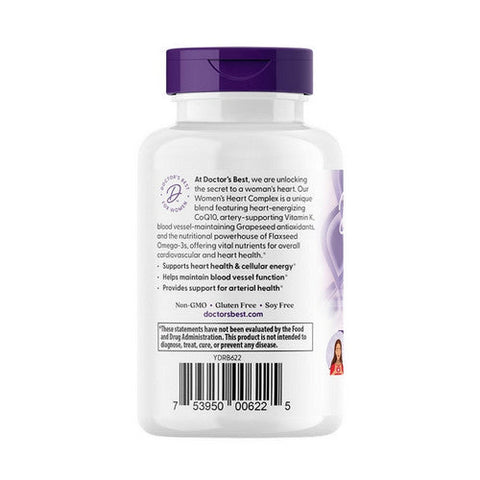 Doctors Best, Women's Heart Complex, 60 Softgels Doctors Best