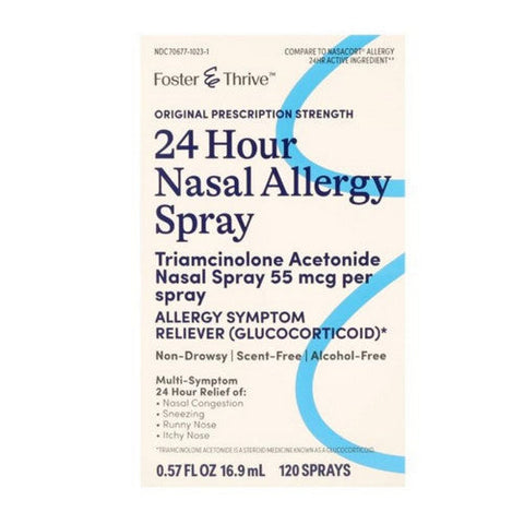 Foster And Thrive, 24HR Allergy Nasal Spray, 16.9 Ml Foster And Thrive