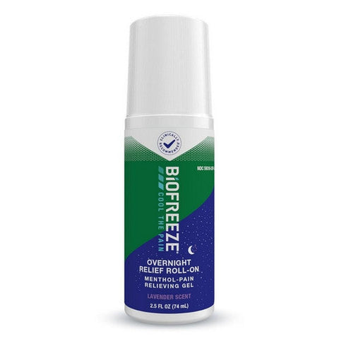 Biofreeze, Overnight Joint And Muscle Pain Relief Roll, 2.5 Oz