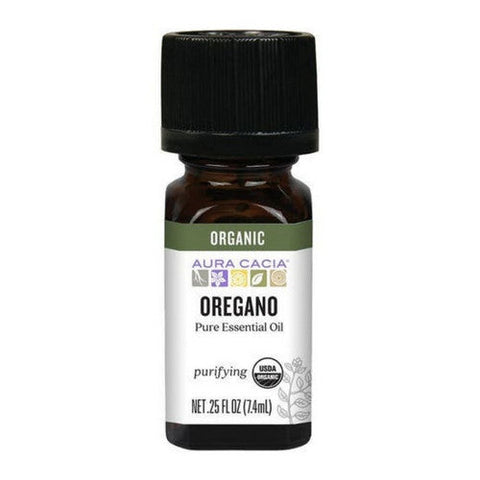 Aura Cacia, Aura Cacia Organic Oregano Essential Oil, 0.25 Oz Aura Cacia