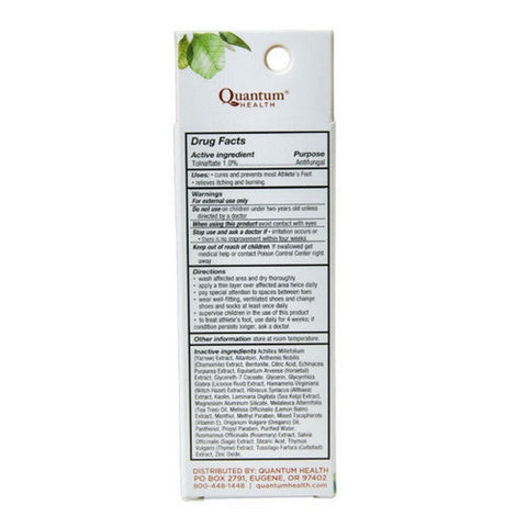 Quantum Health, Athletes Foot Quick Drying AntiFungal Formula, 0.75 Oz Quantum Health