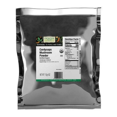 Frontier Coop Organic Cordyceps Mushroom Powder 0.25 Lb by Frontier Co-op