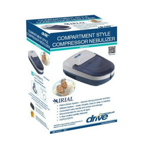 Drive Medical, Medical MQ6000 Compartment Style Compressor Nebulizer, 1 Count Drive Medical