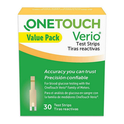 Onetouch, Verio Diabetes Test Strips, 30 Count