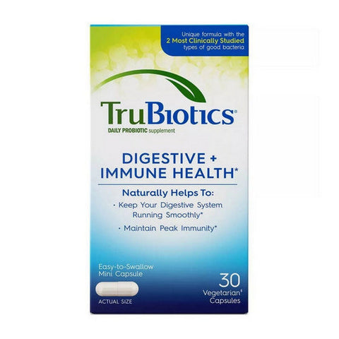 Trubiotics, Digestive Plus Immune Health Capsules, 30 Count