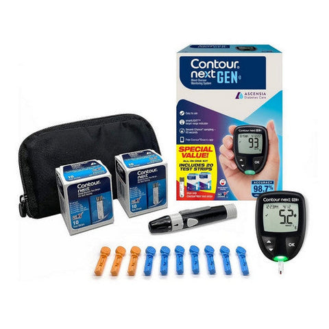 Contour, Next Gen Blood Glucose Monitoring System, 1 Count