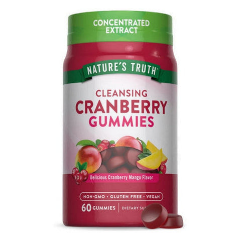 Nature's Truth, Cranberry Gummies Natural Cranberry Mango, 60 Count