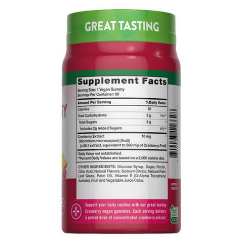 Nature's Truth, Cranberry Gummies Natural Cranberry Mango, 60 Count
