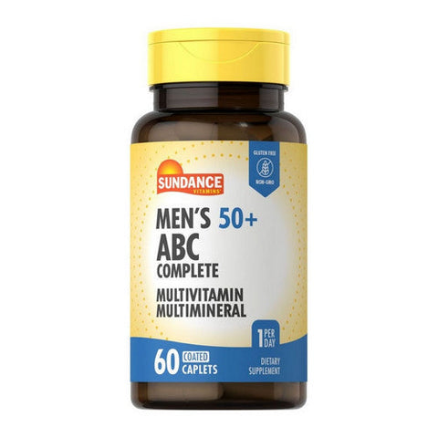 Sundance, Men'S 50+ Abc Complete Multivitamin Multimineral Coated, 60 Caps