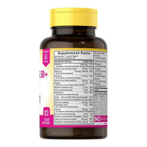 Sundance, Women'S 50+ Abc Complete Multivitamin Multimineral Coated, 60 Count