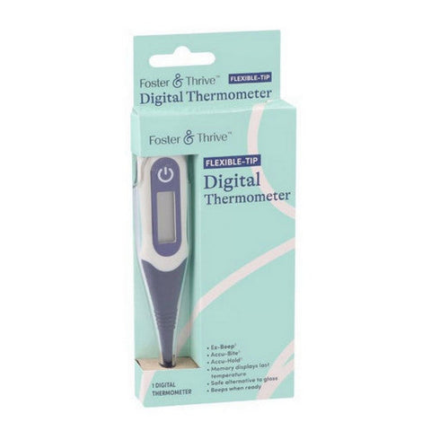 Foster And Thrive, Flexible Trip Digital Thermometer, 1 Count Foster And Thrive