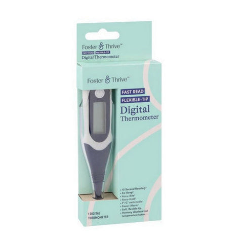 Foster And Thrive, Fast Read Digital Thermometer, 1 Count Foster And Thrive