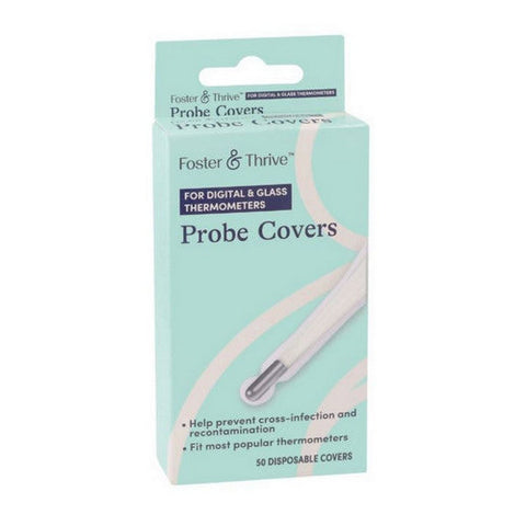 Foster And Thrive, For Digital And Glass Thermometer Probe Covers, 1 Count Foster And Thrive