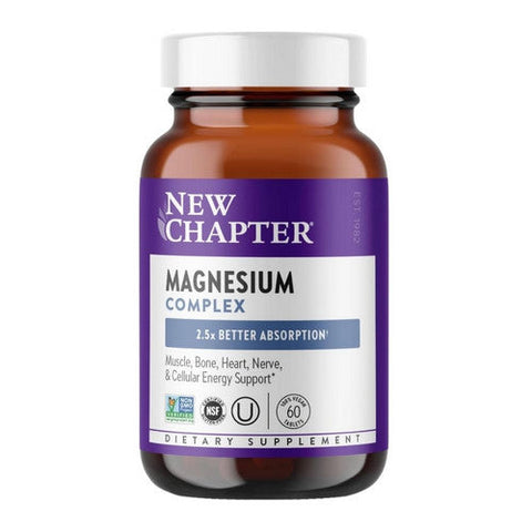 Magnesium Complex 60 Veg Caps by New Chapter