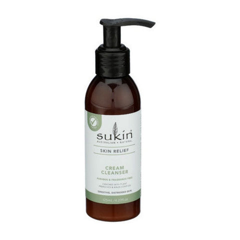Sukin, Skin Relief Cleanser Cream, 4.23 Oz Sukin