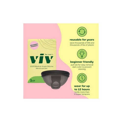 Viv For Your V, Menstrual Disc Large, 1 Count Viv For Your V
