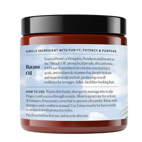 Sky Organics, Batana Oil 100% Raw And Unrefined, 4 Oz Sky Organics