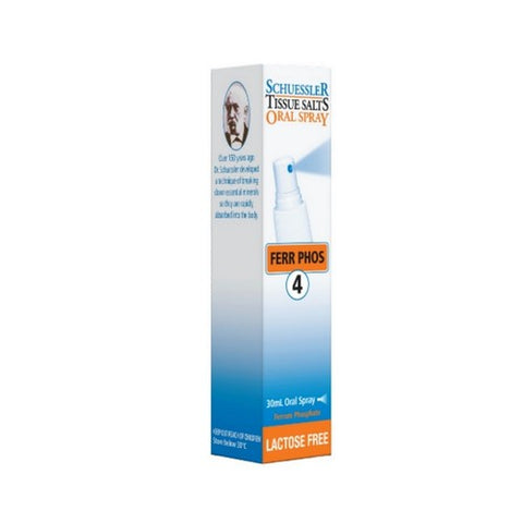 Schuessler Tissue Salts, Ferr Phos 6X First Aid Spray, 30 Ml Schuessler Tissue Salts
