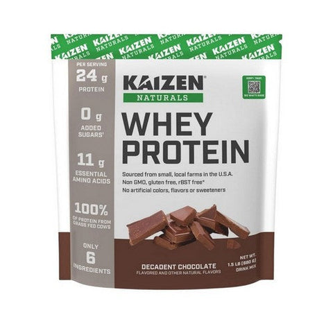 Kaizen Naturals, Whey Protein Chocolate, 1.5 Lbs Kaizen Naturals