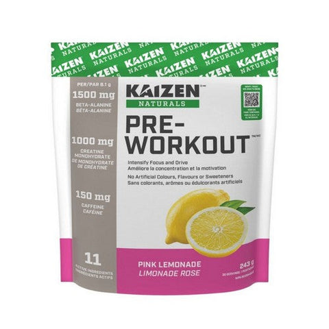 Kaizen Naturals, Pre Workout Pink Lemonade, 243 Grams Kaizen Naturals