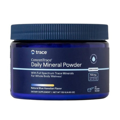 Trace Minerals, ConcenTrace Daily Mineral Powder Blue Hawaiian, 6.35 Oz Trace Minerals