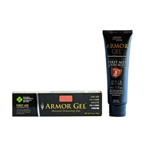 Silver Biotics, Armor Gel Wound Dressing Gel First Aid And Burn Relief, 4 Oz Silver Biotics