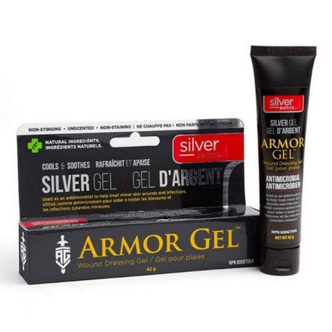 Silver Biotics, Armor Gel Wound Dressing Gel First Aid And Burn Relief, 1.5 Oz Silver Biotics