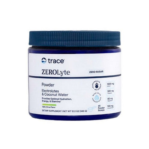 Trace Minerals, ZeroLyte Canister Salty Citrus, 344 Grams Trace Minerals