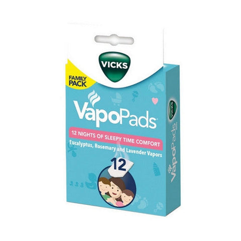 Vicks, Vapo Pads SleepyTime Comfort, 12 Count Vicks
