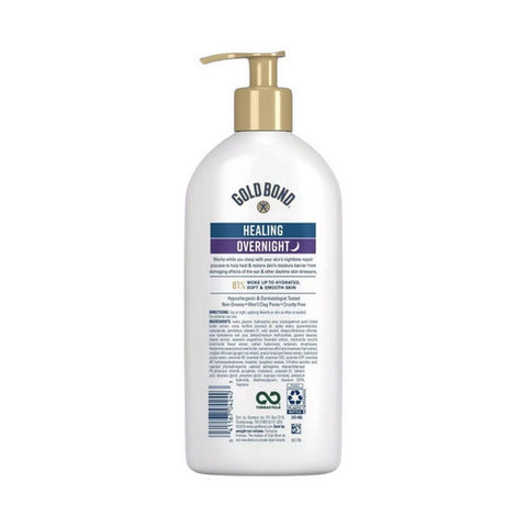 Gold Bond, Healing Overnight Body And Face Lotion, 13 Oz Gold Bond