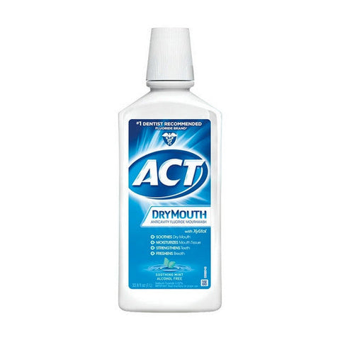 Gold Bond, Total Care Anticavity Fluoride Mouthwash Dry Mouth, 33.8 Oz Gold Bond